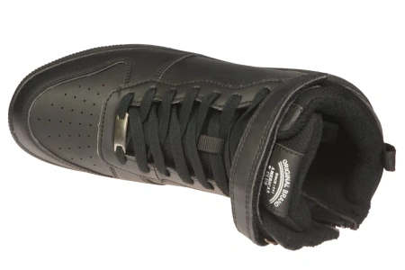 Młodzieżowe sportowe buty przejściowe American Club z ekoskóry DES102BL