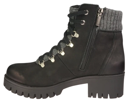 Buty zimowe damskie Bratbut-Natalii D292CZNU czarne