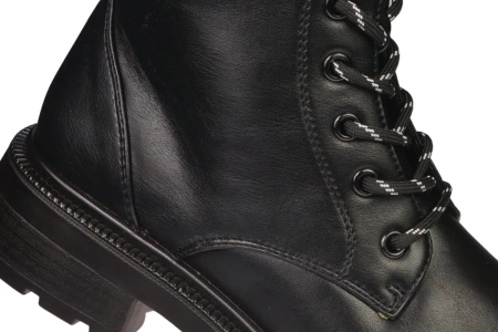 Damskie obuwie zimowe buty damskie Skotnicki DB-3/205BL czarne