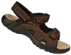 Sandały męskie Le Scarpe Club MA8700-7DKBR brązowe