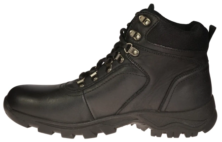 Zimowe buty męskie skórzane American Club MCY72/22BL czarne