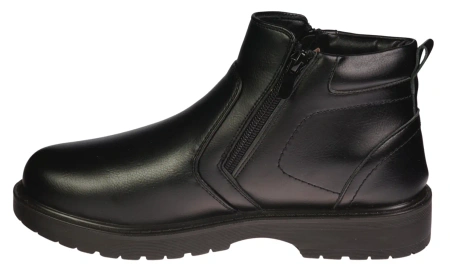 Męskie ocieplane obuwie zimowe Le Scarpe MA8132-1BL czarne