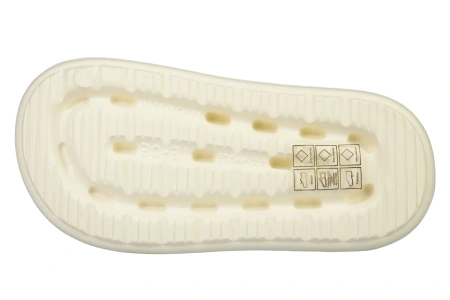 Damskie klapki basenowe Lano DKL-3-0254BE beżowe