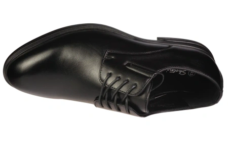 Męskie półbuty eleganckie Skotnicki MP-4-7049BL czarne