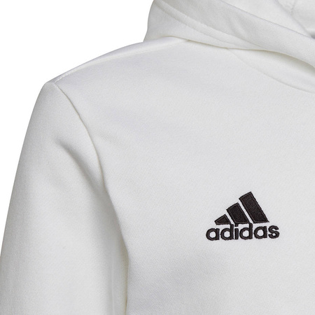 Dres dziecięcy Adidas Entrada 22 komplet biały + czarny