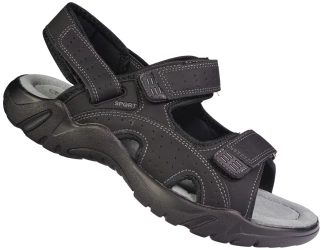 Sandały męskie Le Scarpe Club MA8700-1DBL czarne