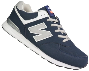 Męskie buty sportowe Kaleifang MY89-1BBUGY granatowe