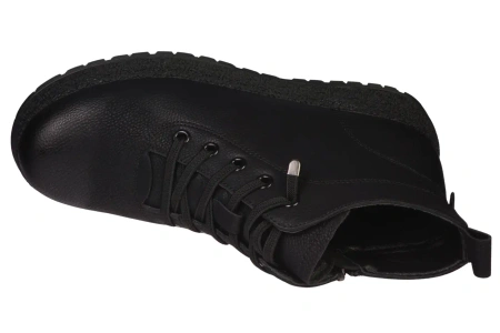 Damskie obuwie zimowe buty damskie Skotnicki DB-3-1525BL czarne