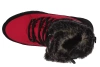 Buty zimowe damskie śniegowce American Club DSN-44RE czerwone buty zimowe