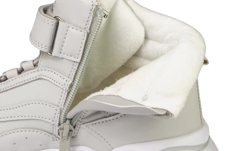 Dziecięce buty zimowe American Club CES48/22LTGY szare