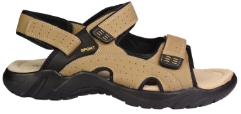 Sandały męskie Le Scarpe Club beżowe sandały nadwymiarowe NA9003-3BE