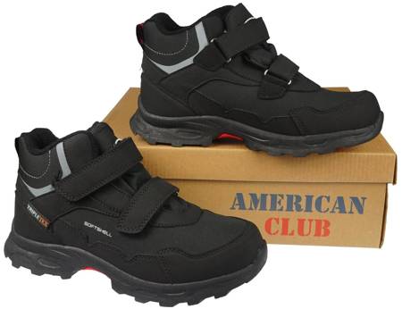 Buty zimowe damskie American Club SN-33BL