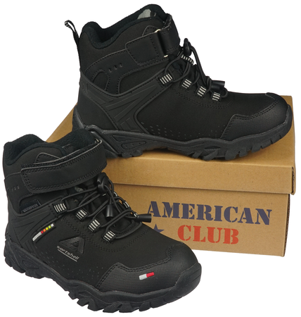 Buty zimowe dziecięce American Club WT-65BL