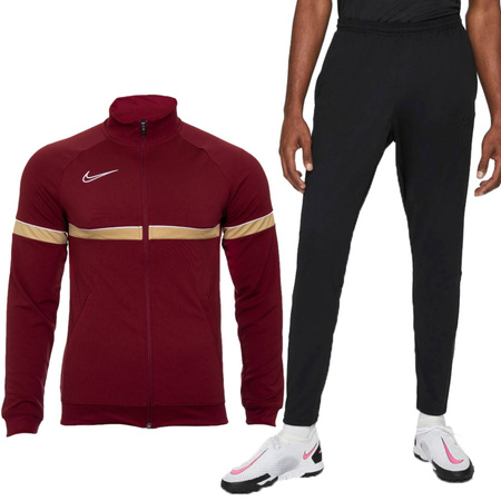 Dres męski Nike Dri-FIT Academy bordowo czarny