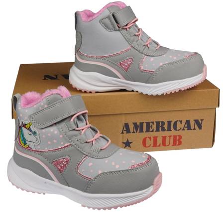 Dziecięce zimowe buty American Club RL-93GY